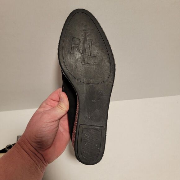 Lauren by Ralph Lauren Women's Cambree Wedges Suede Shoes Size 8 - Picture 6 of 8